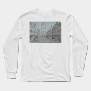 Historic town of Breisach cathedral and rooftops view, Baden-Württemberg region of Germany Long Sleeve T-Shirt